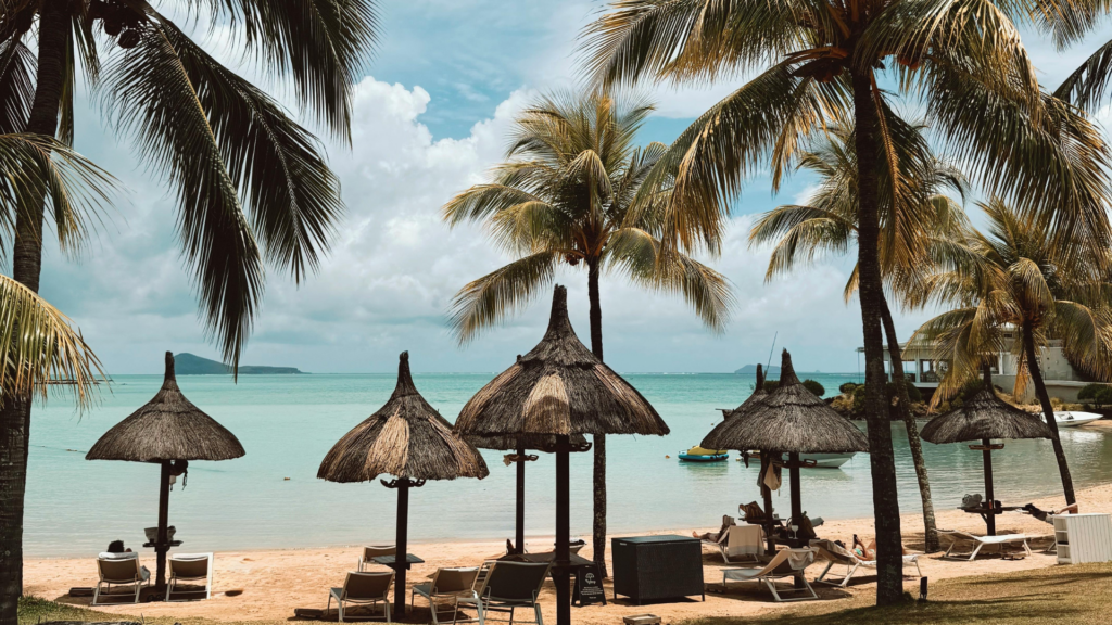 Travailler depuis la plage à Maurice